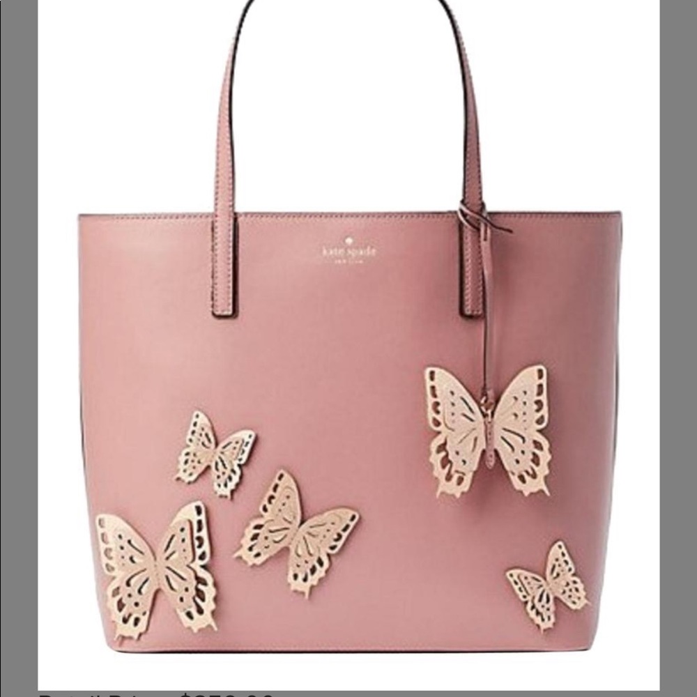 Kate spade butterfly tote bag